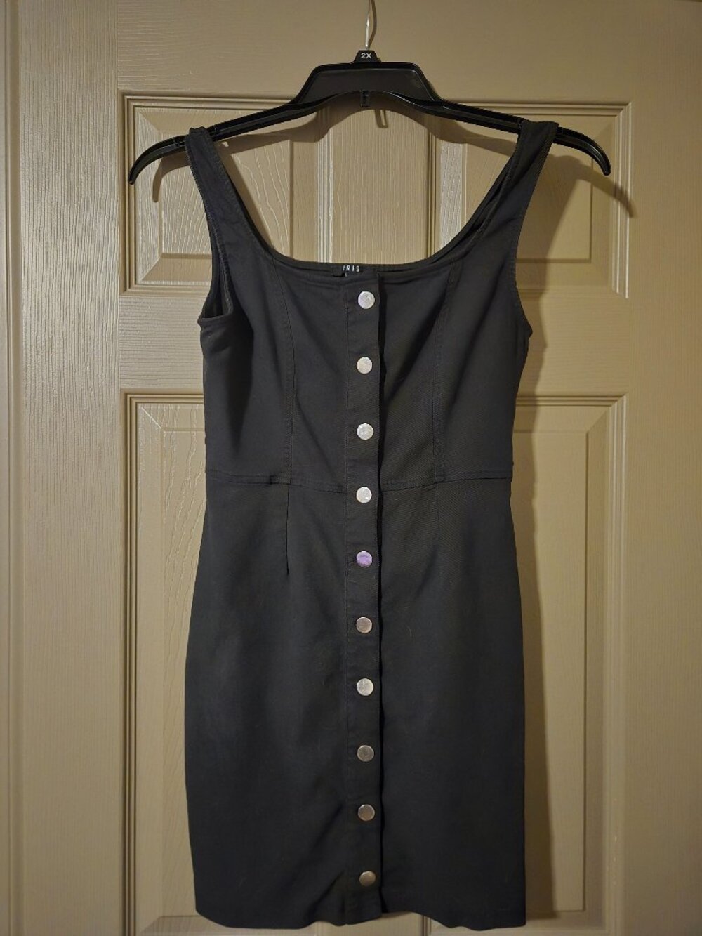 Button-up Bodycon Dress
